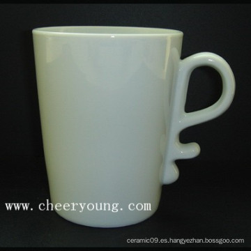 300 ml taza de porcelana blanca (CY-P781)